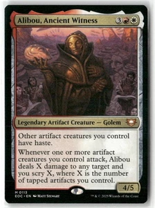 Alibou, Antico Comandante Testimone: Edge Of Eternities MTG NM Magic - Foto 1 di 1