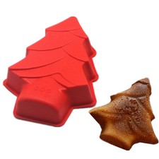 Fai da te 3D a forma di albero di Natale silicone stampo per torta di Natale stampo per cioccolato strumento da forno
