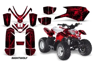 ATV Graphics Decals Stickers For Polaris Outlaw/Predator 50 ALL YEARS NGHTWLF R - Imagen 1 de 2