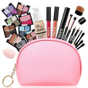 Makeup Set for Girls & Teens, Kit with Eyeshadow, Blusher, Contour, Foundation, - Picture 1 of 12