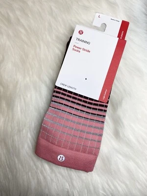 Calcetines reflectantes Lululemon Power Stride para mujer talla L SAKP STMI GARN nuevos Foto 1 de 2