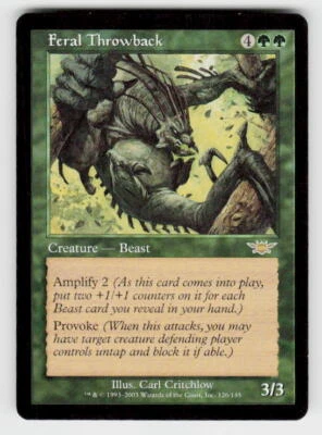 Legions #126 Feral Throwback - Image 1 of 2