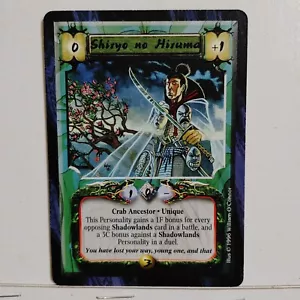 SHIRYO NO HIRUMA -- LEYENDA 5 ANILLOS CCG -- YUNQUE DE DESESPERACIÓN -- CASI NUEVO - Imagen 1 de 1