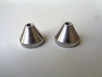 *NOS Vintage 1980s OMAS (campagnolo fit) alu quick release skewer nut upgrades* - Image 1 of 3