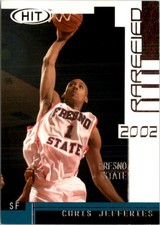 2002 SAGE HIT Rarefied Silver #R22 Chris Jefferies