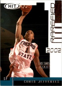 2002 SAGE HIT Rarefied Silver #R22 Chris Jefferies