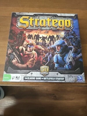Stratego Board Game Sci Fi 50th Anniversary Edition pre owned slightly used comp - Image 1 of 4