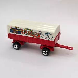 Matchbox Mercedes Trailer Truck Big Top Circus rote Karosserie neuwertig Rarität - Bild 1 von 5