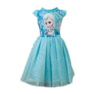 Souvenirs, Cotillón y Fiestas Vestido Elsa Disfraz Frozen Talla 4  veritasstone.com