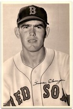 1954 BOSTON RED SOX PICTURE PACK TEX CLEVENGER  6" x 9"