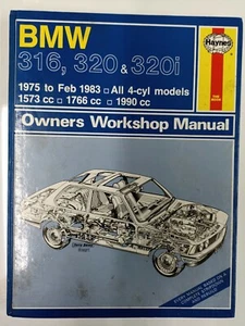 BMW 316, 320, 320I - 1975 to 1983 - Haynes Workshop Manual #276 - Imagen 1 de 3