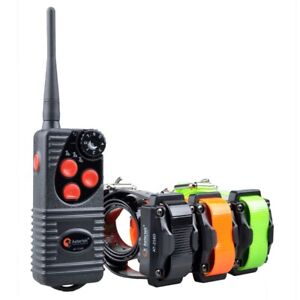 AETERTEK 550M Remote 3- Dog Training Shock Vibration Pet Collar  No Bark Trainer