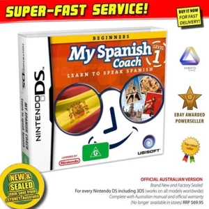 My SPANISH Coach Nintendo DS *NEW *Learn a language game NDS 2DS 3DS XL console - Picture 1 of 1