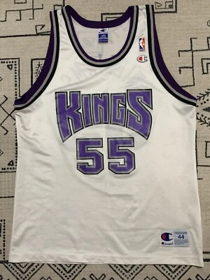Camiseta Jason Williams Champion 44 Grande Sacramento Kings Divac Turkoglu Bibby Foto 1 de 4