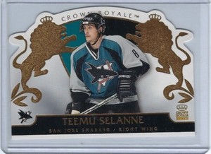 2002-03 Pacific Crown Royale #86 TEEMU SELANNE San Jose Sharks