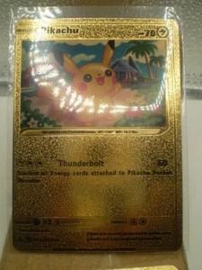 Tarjeta secreta de lámina de oro de Pikachu 075/073 - Imagen 1 de 1