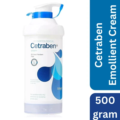 Cetraben Emollient Cream Relieves Dry Skin Eczema 500g