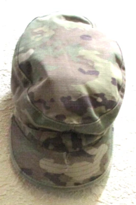 US Army Military Camo OCP Hat Combat Uniform Cap L 7-1/2 Worn - Image 1 of 4