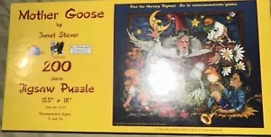 Mother Goose By Janet Stever 200 Piece Jigsaw Puzzle 15.5”x18” - Picture 1 of 5