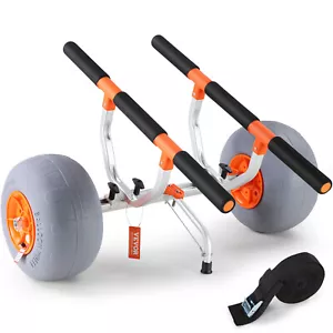 VEVOR Kajakwagen 158kg Transport Kanuwagen faltbar Bootswagen Surfbrett 350lbs - Bild 1 von 12