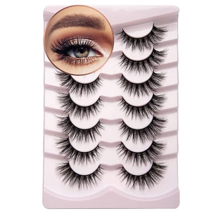 Wimpern Nerz Falsche Wimpern Natural Wispy Lashes Soft Faux Mink Lashes Fluffy Fa - Bild 1 von 12