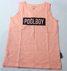 Lenox James Boy's Poolboy Crewneck Cotton Tank Top BL1 Melon Size 7 NWT - Picture 1 of 3