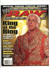 WWE RAW MAGAZINE 8/04 RIC FLAIR GAIL KIM KANE SHELTON BENJAMIN 