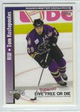 Tom Kostopoulos 2004-05 Manchester Monarchs (AHL) Tobacco Prevention