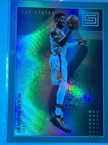 2018-19 Panini Status - Top Status Aqua #8 DeAndre Ayton (RC)