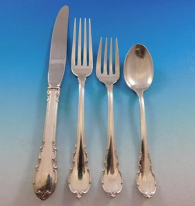 Modern Victorian by Lunt Sterling Silver Flatware Set for 8 Service 32 pieces - Picture 1 of 4