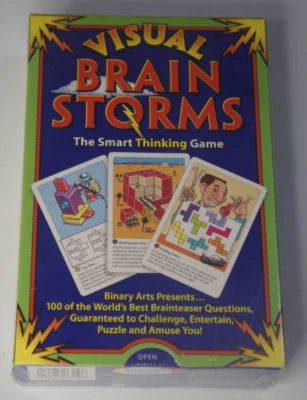 Visual Brain Storms The Smart Thinking Game Binary Arts 1995 - Image 1 of 4