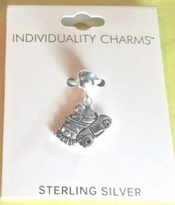 JUST MARRIED Bride Wedding Charm For European Bracelets Sterling Silver New NWT - Picture 1 of 3