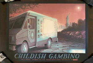 Childish Gambino NYC 2018 AP 14/40 Variant poster art print Donald Glover sdcc - Picture 1 of 8