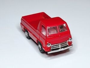 TYCO S Speedways S-637 Red Wheelie, Dodge Little Red Wagon, Vintage HO Slot Car