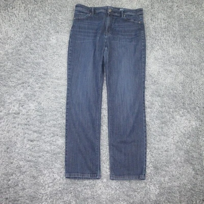 J Jill Jeans Womens 14 Blue High Rise Straight Leg Denim Comfortable 33x29* - Image 1 of 4