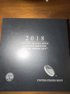 2018 United States Mint Limited Edition Silver Proof Set - Image 1 of 4