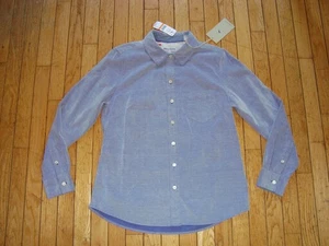 TOMMY BAHAMA LADIES COASTA CORD LONGSLEEVES BLUE SHIRT SIZE SMALL BNWT@$118.00 - Picture 1 of 14