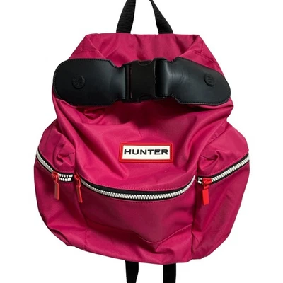 HUNTER女式原装迷你尼龙背包,背包,粉色 — 第 1/4 张图片