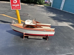 Construido Ideal Higgins 17 Vintage Juguete Fueraborda Modelo Barco K&b Sea Fury K&O - Imagen 1 de 9