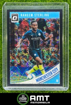 2018 Panini Donruss Raheem Sterling Optic Black Velocity 4/25 Man City - Image 1 of 3