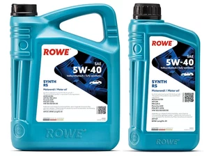 Aceite de motor 5+ 1 litro ROWE HIGHTEC SYNTH RS SAE 5W-40 5W40 para BMW, MB,... - Imagen 1 de 1