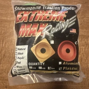 Extreme Max 96 Pack Green Round Plastic Snowmobile Track Stud Backers - Picture 1 of 2