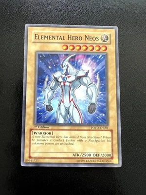Elemental Hero Neos Common Power of the Duelist 1st Edition POTD-EN001 LP - Image 1 of 2