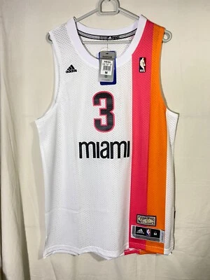 NEW DWYANE WADE ADIDAS HWC RETRO 1970-71 FLORIDIANS JERSEY NBA SIZE M - Image 1 of 4
