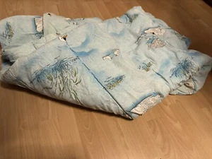 Bettdecke Für Kinder ca. 130x180cm mit Schwanenfamilien bedruckt - Bild 1 von 7