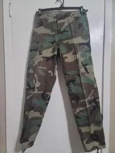BDU Woodland winter Pants Small/Regular NSN: 8415-01-084-1709 #C47c - Picture 1 of 3