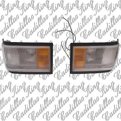 87-88 Cadillac DE VILLE Fleetwood FWD intermitente lámpara par de esquinas Foto 1 de 4