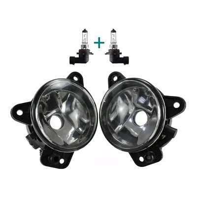 Pair Front Bumper Driving Fog Light With Bulbs For VW Polo 9N 2005-2009 T12 - Image 1 of 4