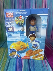 2007 Mega Bloks New Go Diego Go Baby Penguin Rescue Nick Kids Toys Collectible - Picture 1 of 7