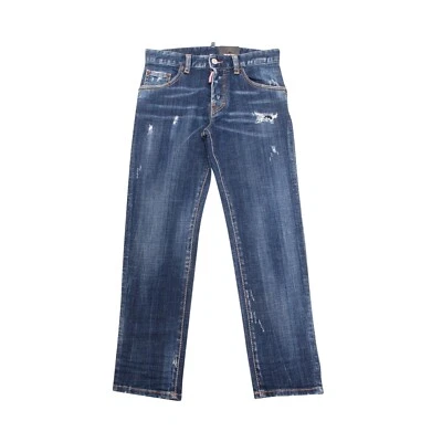 7024AP jeans bimbo DSQUARED2 boy kid denim trousers - Bild 1 von 4